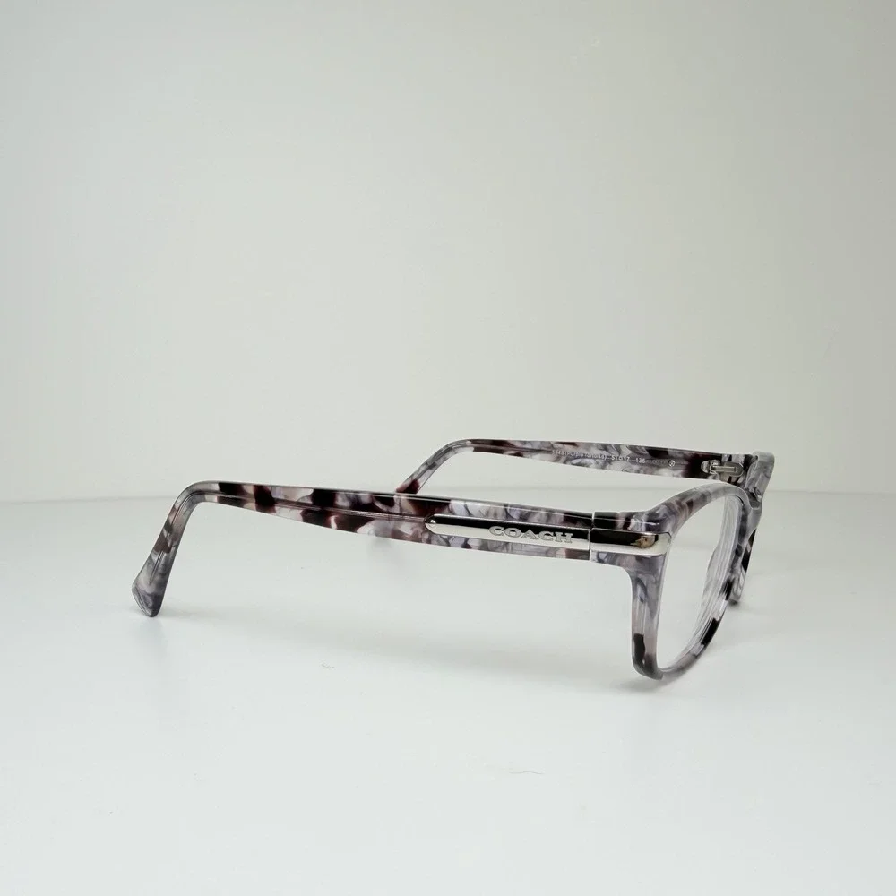 Coach HC6065 5548 Purple Tortoise Eyeglasses Frames 51-17-135 w/ Case